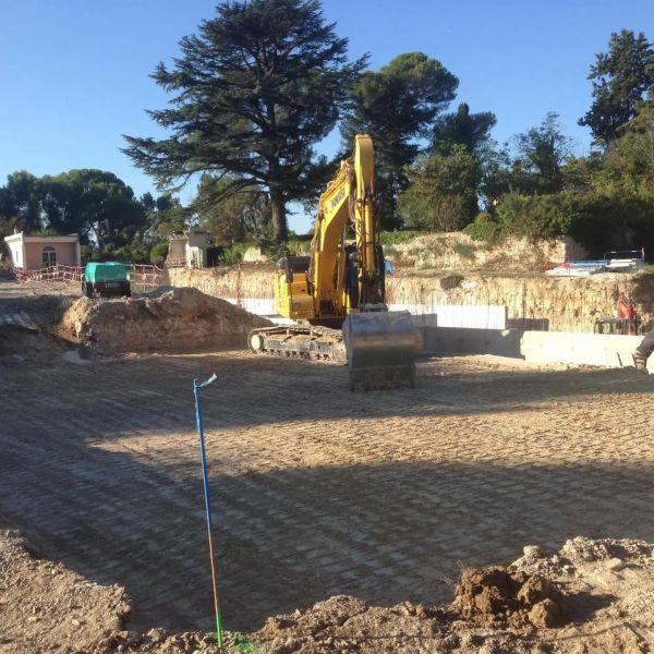 Terrassement et assainissement pour maison individuelle à Auriol